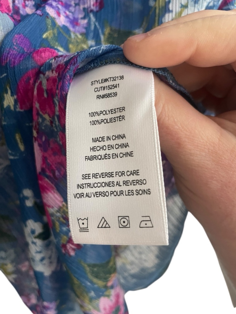 Kut from the Kloth Chiffon Button-Front Blouse - Picture 5 of 5